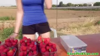 حلو أحمر الشعر في سن المراهقة الحصول على عارية