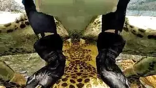 مؤخرة متسعة من قضيب أسود عملاق