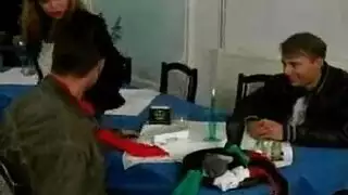 قذف كس اوربي