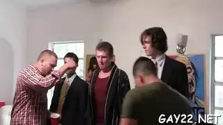 deep gay anal gapening action