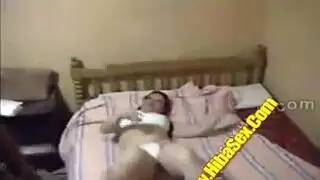 محجبه سوريه تركب على الزب ويضربها