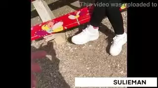 هاوية روسية تبكي أثناء ضرب فتحة شرجها