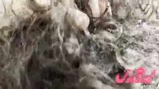 هاوية عربية يتم تحطيم مهبلها بواسطة جنس فرنسي قوي