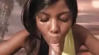 صديقة أختي الساخنة قامت بمص قضيبي بعمق