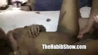 خائنة مشاغبة تأخذ بي بي سي في كل الفتحات
