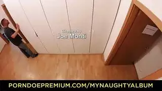 الجمال النحيل لا يستطيع تحمل هذا القضيب الوحشي