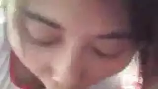جلسة جماع عند مكان النار: مص علني