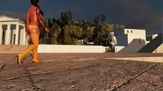 إله العالم السفلي أنوبيس يحفر شرموطة يائسة نيئاً