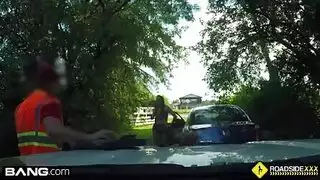 نيك مراهقة علني: حركة إكس إكس إكس وقحة على جانب الطريق