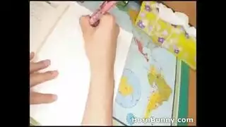 الابن خطوة السمين مع الديك الضخم