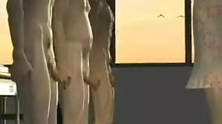 الكرتون النساء دائما المتعة في مخزوناتهم مع رجل يحبون الكثير