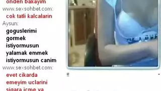 عارضات الكاميرا التركيات الساخنات تمارس الجنس المزدوج في البث