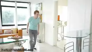 تدليك جسم ميلف المثير ينتهي بنيك شديد