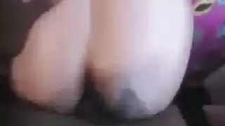 سانتا عاري في جوارب في ثلاثي إباحي قذر