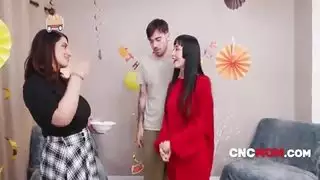horny stepmom demands a hardcore holiday feast