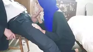 هوس أبولونيا الجنسي الفموي على قضيب كبير وقاسٍ