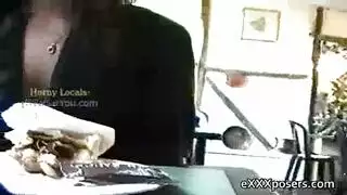 cash strapped blonde gets naked and fucked on office chair