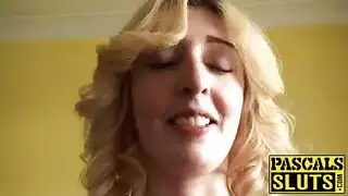 blonde babe qarnia strips bare for intense pornographic action
