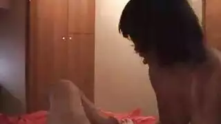 لعب شرجي مثلي: حركة حزام في المطبخ
