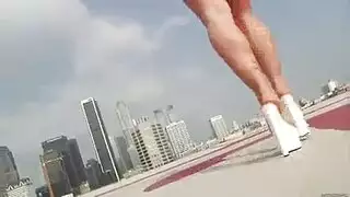 رحلة شينا البرية: إيلاج مزدوج قاسي للشقراء
