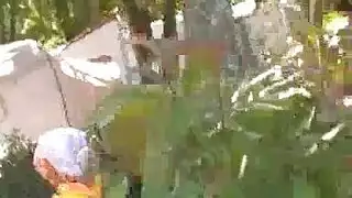 تعري علني: كس زوجة عاري تم تصويره بكاميرا خفية