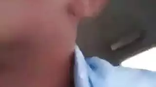 مص في طريق صحراوي خدمة فم عربية حارة وقذف