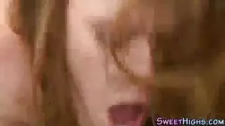 احتفال جنسي مراهق بنهاية لزجة
