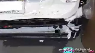 ميلف هاوية في خيال إيلاج مزدوج مع حيوان
