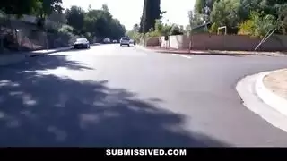 سكس تحاول الهرب من الزب