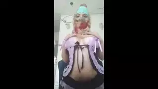 القدف الحقيقي للفتاة و هي تمارس الأستمناء