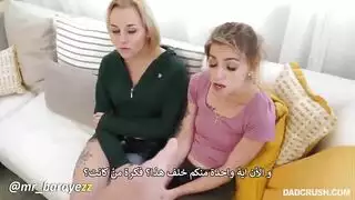 صفع وجنس شرجي للفتاتين العاصيتين