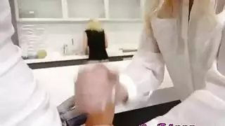stepmom gets filled by step son after lunch