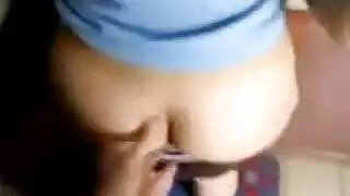 تغطية طيز ربة منزل لبنانية بالسائل المنوي الساخن