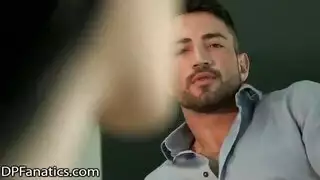 أكشن بالقبضتين على قضيب كبير