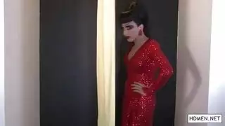 شرج مزدوج صعب مع نهاية بقذف السوائل