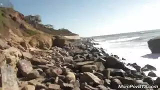 نطفة لعق ضخمة الثدي