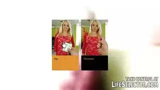 إحدى فاتنة الساخنة تحاول أن يكون لها أول من ثلاثة أشخاص مثليه مع الأصدقاء، في نفس الوقت.