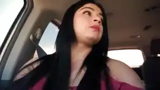 حبر السمين العرب أدريانا التي تحطمت من قبل الديك الأسود الكبير في موتيل غير طبيعي!