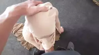 الحمار الكبيرة العربية الفتاة المسلمة في الحجاب مارس الجنس تقريبا كسها الرطب كسها