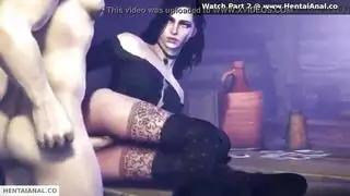 قذرة هنتاي القذرة في الزي الرسمي خبطت من قبل العديد من الأولاد قرنية