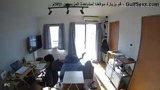 شاشة المراقبة تظهر جلسة استمناء إباحية للفتى