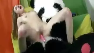 فحول حيوانية في مشهد هاردكور